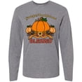 thumbnail image 3 of Inktastic Thankful Grateful and Blessed Pumpkins and Sunflower Long Sleeve T-Shirt, 3 of 5