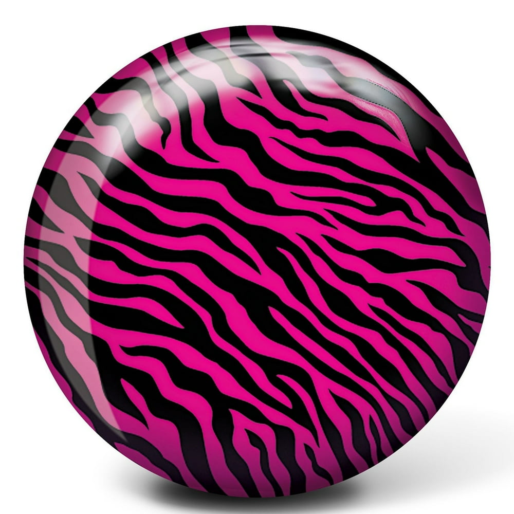 Brunswick Pink Zebra Glow Viz-A-Ball Bowling Ball (10lbs) - Walmart.com