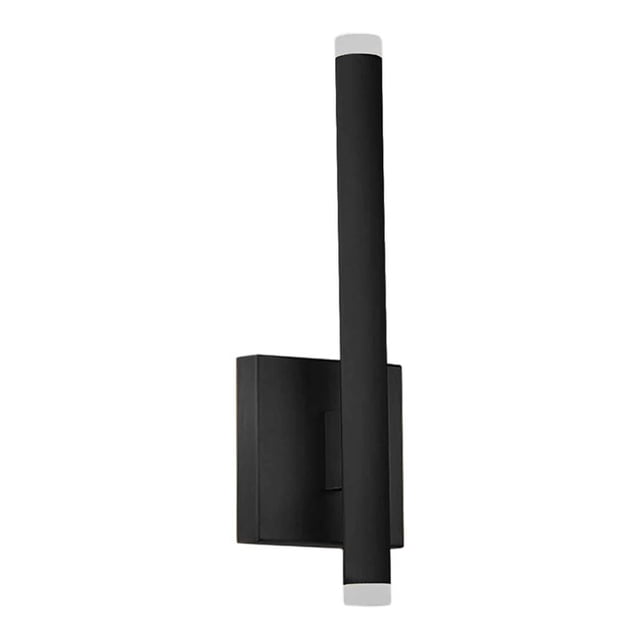 Dainolite Wilson 2-Light 10W Modern Metal Wall Sconce in Matte Black