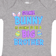 thumbnail image 4 of Inktastic Some Bunny is Going to Be a Big Brother with Bunny Ears and Eggs Boys Baby Bodysuit, 4 of 5