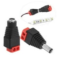 thumbnail image 4 of CCTV Power Adapters, Male/Female Power DC Jack  Electrical Conductivity  Contact Performance Press Type Wiring  For LED Lights For Cameras Red, 4 of 8