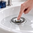 thumbnail image 5 of Upgraded 3 in 1 Bathroom Sink Drain Strainer,Pop Up Stopper Tub Stopper Shower Drain Hair Catcher with Strainer,Universal Sink Plug,Bathroom Bathtub Plug & Drain Protector Fit 1.25''-2.36'' Basin, 5 of 6