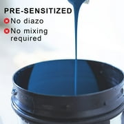 Ecotex® AP Blue Screen Printing Emulsion (Gallon - 128 oz.) Pre - Sensitized Photo Emulsion for Silk Screens, Textiles, and Fabric - For Screen Printing Plastisol Ink, Screen Printing Supplies