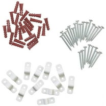 ClosetMaid 7561 Shelf Clips for Concrete Installation, 12-Pack, Use one shelf clip every 12 inches and one at each end of shelf