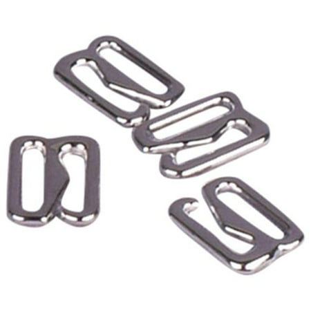 

Porcelynne Silver Metal Alloy Replacement Bra Strap Slide Hook - 3/8 (10mm) Opening - 20 (20 Pieces)