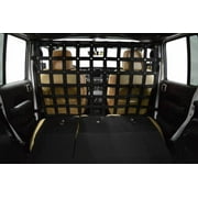 Dirtydog 2018-2023 Fits Jeep Wrangler JL Unlimited 4 Door Pet/Cargo Divider behind front seats Black JL4PD18FBK