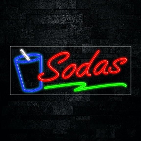 Sodas-LED Neon Sign 30"L x 12"H #30902