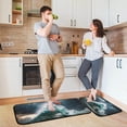 thumbnail image 2 of SKYSONIC Kitchen Mat Patterned (Huge Wave Sea) 2 Pcs Set, Anti Fatigue Kitchen Rugs Cushioned Water Absorbant Non Slip Decorative Floor Mats for Kitchen Bedroom Liveing Room Bathroom, 2 of 7