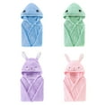 thumbnail image 4 of GYRATEDREAM Baby Hooded Bath Towel Animal Hooded Towel Soft Towel Highly Absorbent Bathrobe Blanket for Boys Girls, 4 of 4