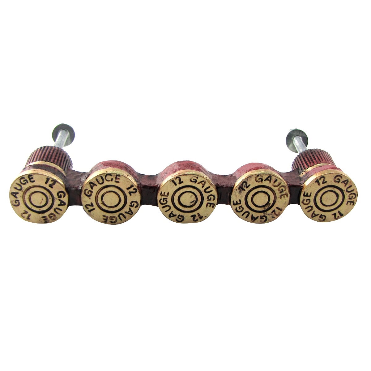 12 Gauge Shotgun Shell Cabinet Handle Drawer Pull Set 4 Handles
