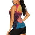 thumbnail image 3 of Rocae Neon Sunset Cyberpunk Cityscape for Women's Workout Tank Top Sleeveless Tops Athletic Tank Tops for Women-Small, 3 of 7