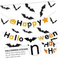 thumbnail image 4 of 29pcs Halloween 3d Murciélago Decorativo Pegatinas de Pared Etiqueta de Ventana Pegatinas Removibles Calcomanía de Ventana Etiqueta de Murciélago de Halloween Decoración de Pared de Halloween Hal, 4 of 5