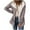 Gray, variant on 2023 Charella Women's Hooded Winter Coats Long Sleeved Fuzzy Fleece Liner Quilted Jackets Gray,S