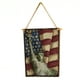 thumbnail image 1 of Pendiente colgante de madera Rectángulo Tablero de madera 4to de julio Día de la Independencia Americana Día de la pared Cuerda de la cuerda Muestra en blanco para artesanías JM01430 2 Piezas Inevent HA012054-01, 1 of 7