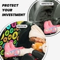 thumbnail image 3 of number colorful Math Print Mats Back Seat Protectors, Car Seat Protector Vehicle Organizers Waterproof Cover Back Seat Cover for Kids with 3 Storage Pockets 2 Pack, 3 of 5
