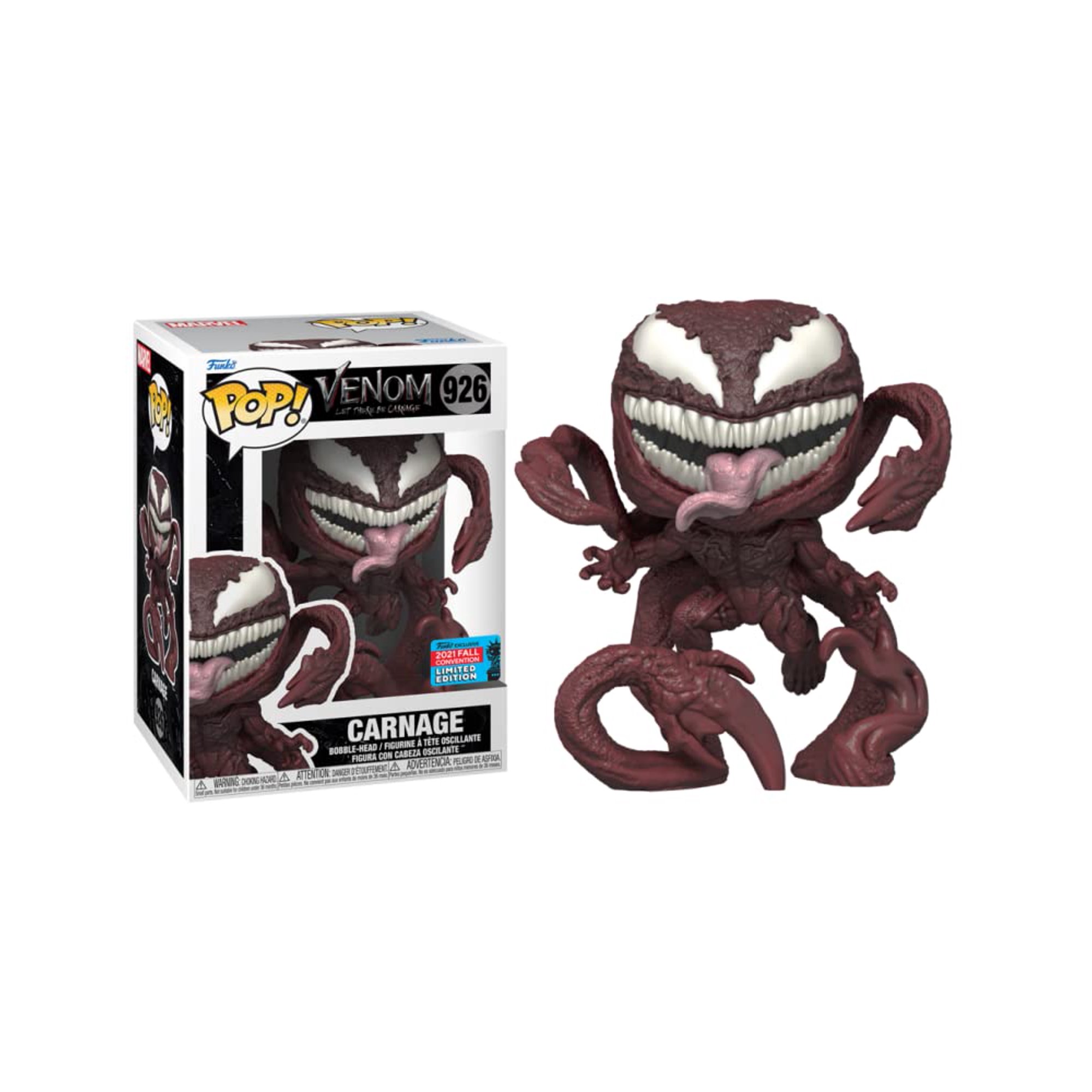 Funko Pop! Marvel: Venom - Carnage Bobblehead - 2021 Fall