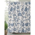 thumbnail image 2 of Fsddascl Vintage Spring Floral Shower Curtain Set - 36" x 78" Washable Bathtub Curtain with 12 Hooks, Farmhouse Summer Botanical Retro Waterproof Fabric Stall Shower Curtains for Bathroom/Bathtub, 2 of 6