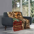 thumbnail image 3 of BAOPAI Customized Christmas Photo Blanket For Families Making Thick Winter Personalized Blankets With Pictures And Text Rectangular Blankets Holiday Hold 1-9 Images, 3 of 9
