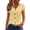 Yellow, variant on Karymi Summer Tops for Women 2026 Fashion ruffle sleeve V Neck button Shirts Short Sleeve regular fit Blouse eyelet Casual Pullover beach Tops for Women