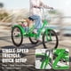 thumbnail image 4 of VEVOR Triciclo plegable para adultos, triciclo plegable para adultos de 24 pulgadas, bicicleta de crucero de 3 ruedas de acero al carbono con canasta grande y asiento ajustable, 4 of 9