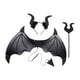 thumbnail image 2 of Conjunto de disfraz de diablo para Halloween, accesorios para disfraz de diablo con tenedor de diablo y ala de diablo. Negro, 2 of 9