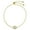 Gold, variant on CZ Adjustable Bolo Bracelet in Sterling Silver for Women