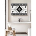 thumbnail image 6 of Black Beige Boho Wall Art for Living Room,Canvas Picture Wall Decor for Bathroom Bedroom,Vintage Ethnic Tribal Southwestern Painting Artwork for Office Kitchen Hallway Dining Room Home Decor 20"x24", 6 of 8
