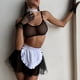 thumbnail image 2 of Gibobby Lencería mujer erótica Lenceria Sexy para Mujer Transparente Ropa Interior Lenceria Vestidos de Mujer Sexis Bralette y Tanga Conjunto Interior Mujer(Negro, XG), 2 of 5