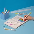 thumbnail image 4 of Sharpie S-Note Duo Dual-Ended Creative Markers, Part Highlighter, Part Art Marker, Assorted Colours, Fine and Chisel Tips, Includes Stand-up Easel, 16 Count, 4 of 8