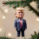 thumbnail image 1 of Colgante de dibujos animados de Trump, material acrílico, divertido e interesante colgante de dibujos animados adecuado para árboles de Navidad, coches, regalo de bricolaje para vacaciones, 1 of 5