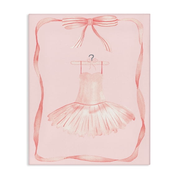 Stupell Industries Cottage Ballet Dress on Hanger Canvas Art, 16 x 20, by Nina Jacobs
