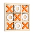 thumbnail image 1 of Strategic Wooden Xo Puzzle, Wood Tic Tac Toe Game Enhances Logical Development For Kids, Quick-Thinking Challenge For Indoor Outdoor Fun (14X14Cm), 1 of 3