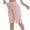 Pink-#001, variant on Dweltoz Cargo Shorts for Women High Waisted Casual Long Shorts with Pockets Summer Lightweight Knee Length Outdoor Short Pants,Black XL