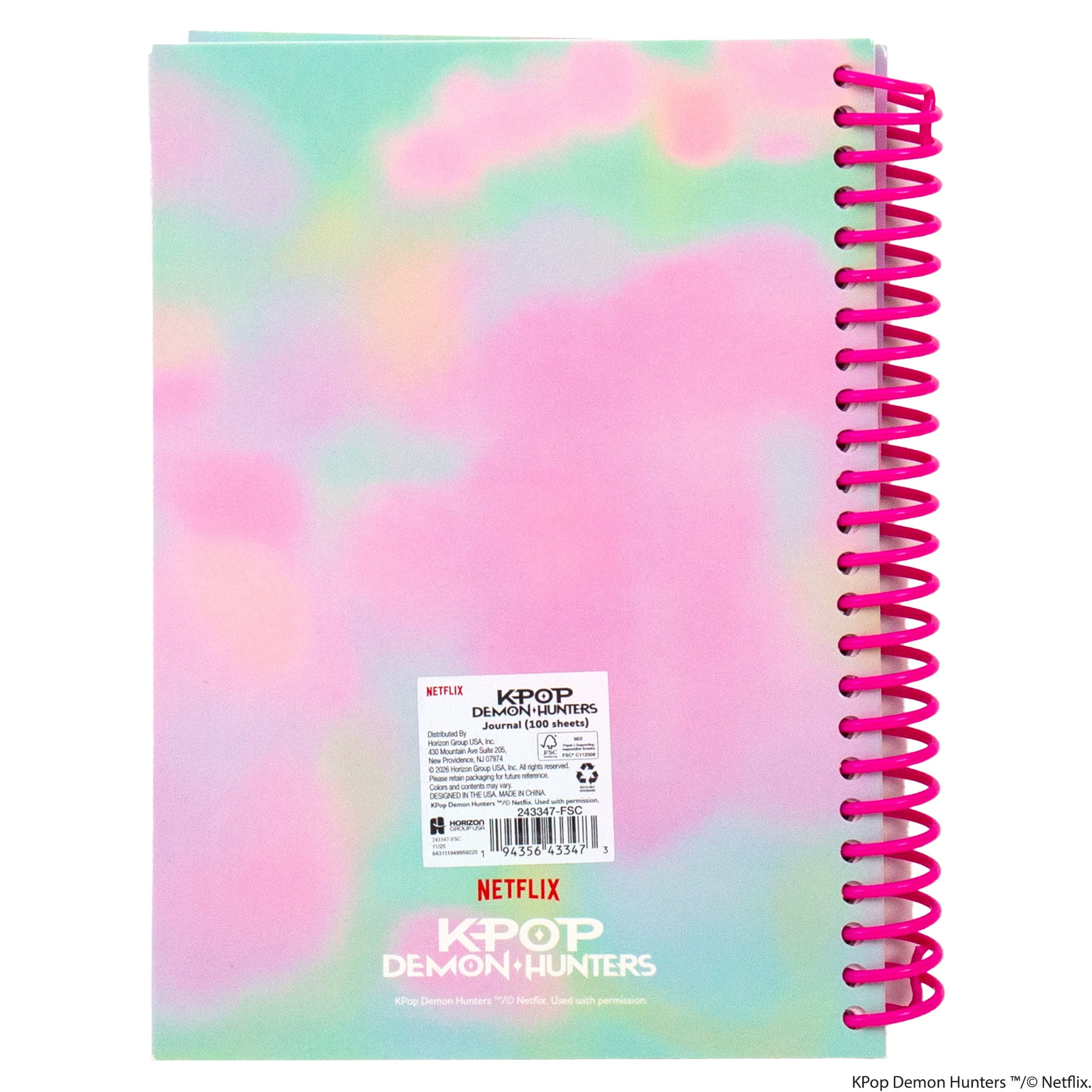 Netflix KPop Demon Hunters Journal - Saja Boys Edition