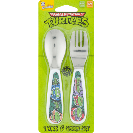 Gerber Teenage Mutant Ninja Turtles Fork & Spoon Set, 2.0 PIECE(S)