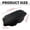 Black, variant on Oxford Fabric Winch Cover, Waterproof, Dustproof, UV-Resistant, Small Winch Cover for 8500-12500 lb Electric Winches, 1 Pcs, 21.5x7.5x9.49"