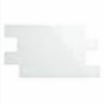 thumbnail image 3 of Giorbello Glass Subway Backsplash Tile, 3 x 6, Bright White, 3 of 4