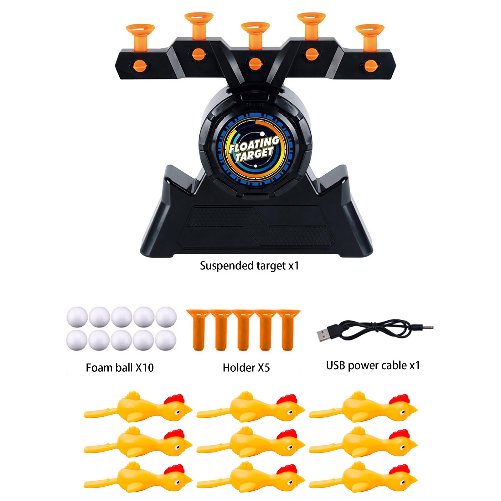 Takeoutsome Floating Target Game Floating Ball Shooting Game Hover Shooting Floating Target