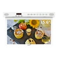 thumbnail image 1 of SYLVOX 15.6inch Kitchen TV, Flap-Down Under Cabinet Television, 1080P FHD Smart Android TV with Google Assistant, 1 of 6