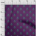 thumbnail image 1 of oneOone Cotton Silk Fabric Leaves & Floral Block Print Fabric By Yard 42 Inch Wide, 1 of 4