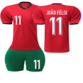 thumbnail image 1 of Boys Girls Kids JOAO FELIX 11# RUBEN DIAS 4# Soccer Football Jersey, 1 of 2