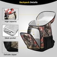 thumbnail image 3 of 36 Can Large Insulated Backpack Cooler, Leakproof Lunch Bag for Work, Picnics, Hiking, Biking & Outdoor Activities, Reusable Travel Tote with Multiple Pockets Military Skeleton, 3 of 7