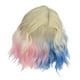 thumbnail image 5 of Peluca ombré rosa y azul, peluca de disfraz de cosplay para mujeres y niñas, peluca bob corta ondulada para Estilo B, 5 of 9