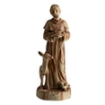 thumbnail image 1 of Costway 24.5” St. Francis Statue with Bird Feeder, Animals Sculpture for Garden, Yard, Lawn, 1 of 10