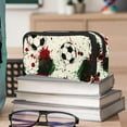 thumbnail image 6 of MUOOUM Pencil Case, Grunge Splashes Soccer Football Pattern Large Capacity Pencil Pouch Stationery Pen Bag, 6 of 7