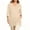 Fall Clothes for Women Beige, variant on Womens Long Length Tunic Tops, 3/4 Sleeve Shirts for Women Fall Plus Size Solid Color Notch V Neck T-Shirts with Pockets