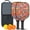Pioneer Flower Floral, variant on Pickleball Paddles Set,Pioneer Flower Floral Print Pattern Fiberglass Surface Pickleball Racket Set with 2 Indoor Outdoor Pickleball Balls and Pickleball Bag,Pickle-ball Equipment
