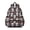 Skull and Flower Gothic Pattern-1, variant on Skull and Bow Gothic Pattern Cute School Backpack with Padded Back and Adjustable Shoulder Straps 13.4"x11"x4.7"