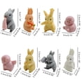thumbnail image 3 of Juguetes de huevos de Pascua de plástico BuyWeek 18 huevos juguete de huevo giratorio de conejo, 3 of 7