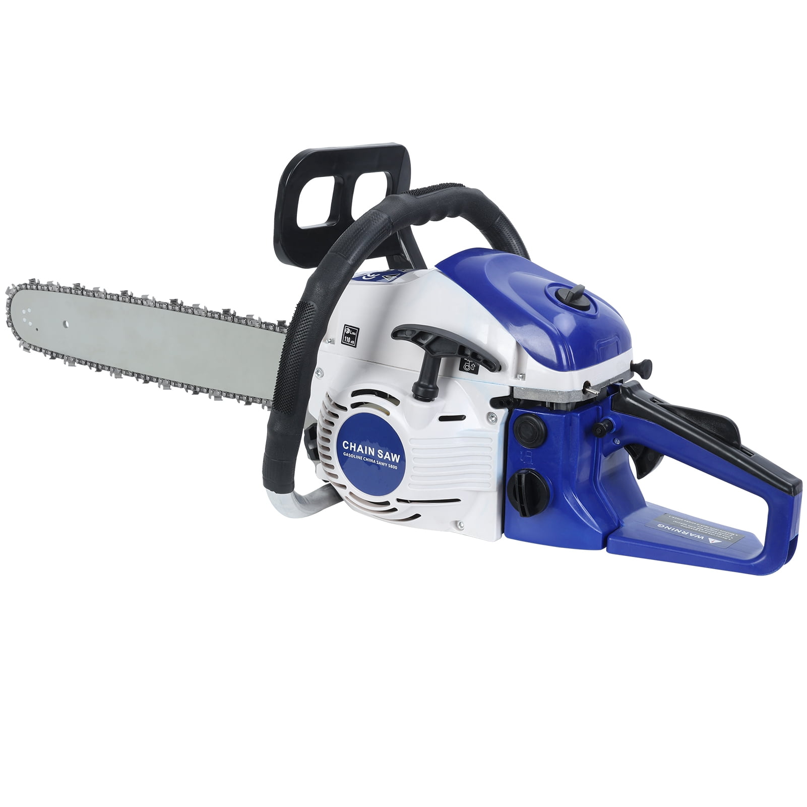Gas Chainsaw 20-inch-58CC-2-Cycle Petrol Powered Chain Saws for Trees and Wood Cutting AquaAurix